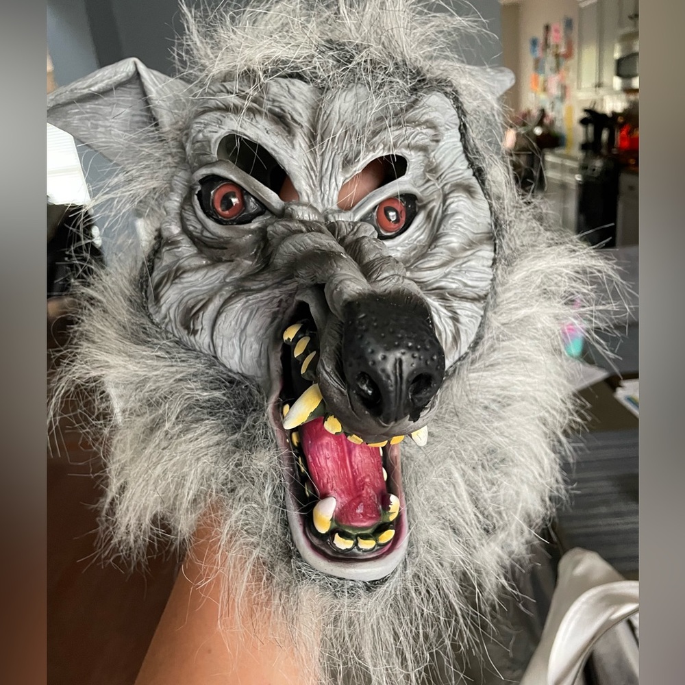 Werewolf mask and gloves